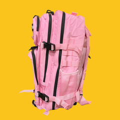 MOCHILA TACTICA FIT ROSA PASTEL MUCLEFIT - SDMsuplementos.com
