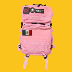 MOCHILA TACTICA FIT ROSA PASTEL MUCLEFIT - SDMsuplementos.com