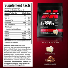 PLATINUM 8- HOURS PROTEIN 4.5 LBS MUSCLETECH