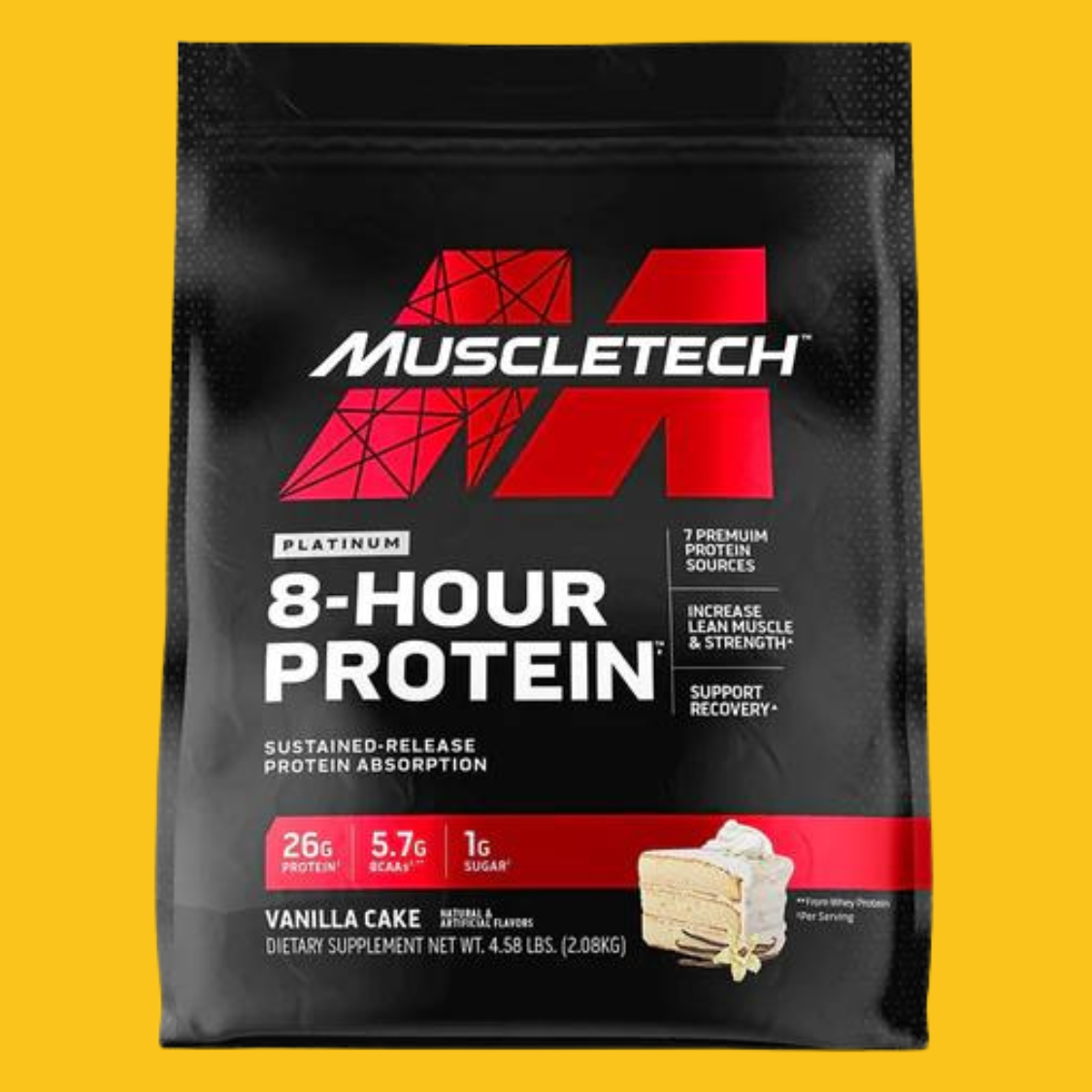 PLATINUM 8- HOURS PROTEIN 4.5 LBS MUSCLETECH