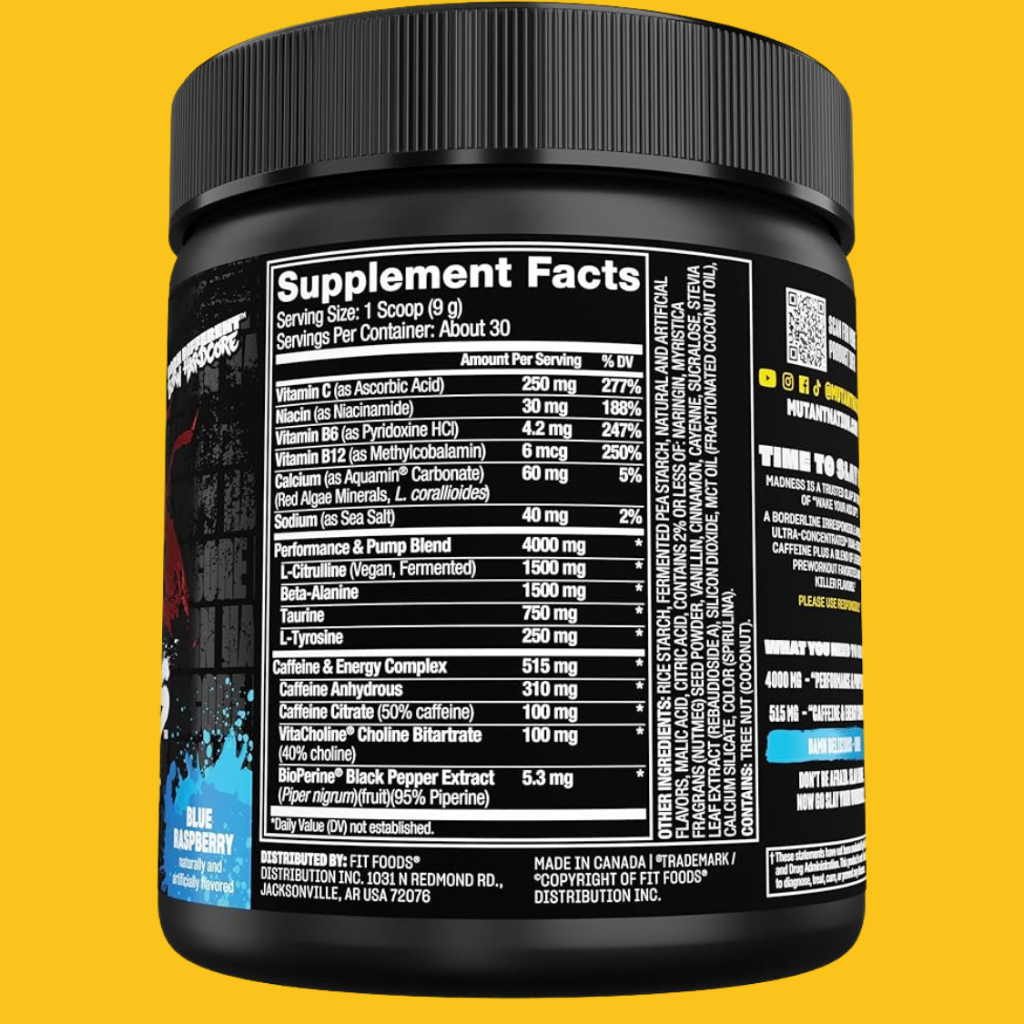 MUTANT MADNESS 30 SERV - SDMsuplementos.com