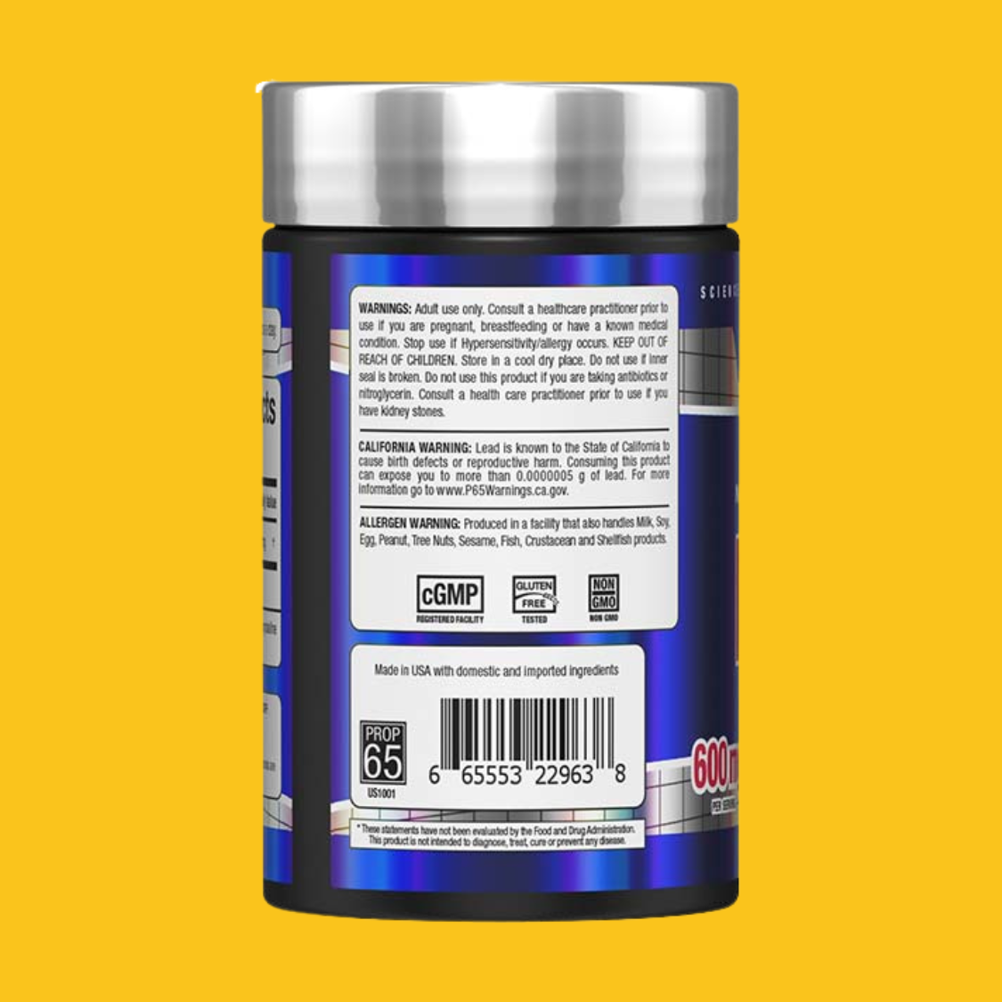NAC N-ACETYL - L - CYSTEINE 60 CAPS ALLMAX