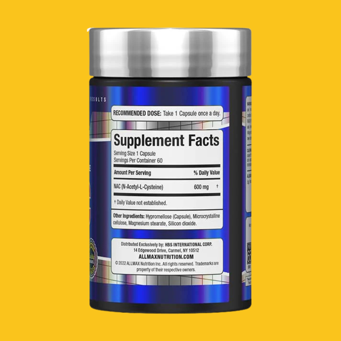 NAC N-ACETYL - L - CYSTEINE 60 CAPS ALLMAX