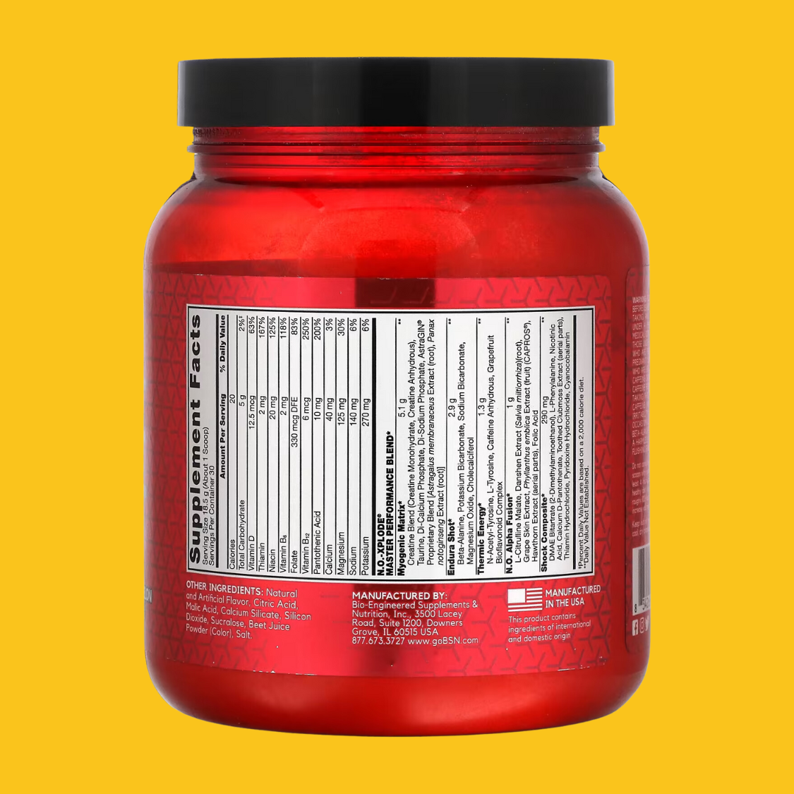 NO XPLODE PRE-WORKOUT 30 SERV BSN