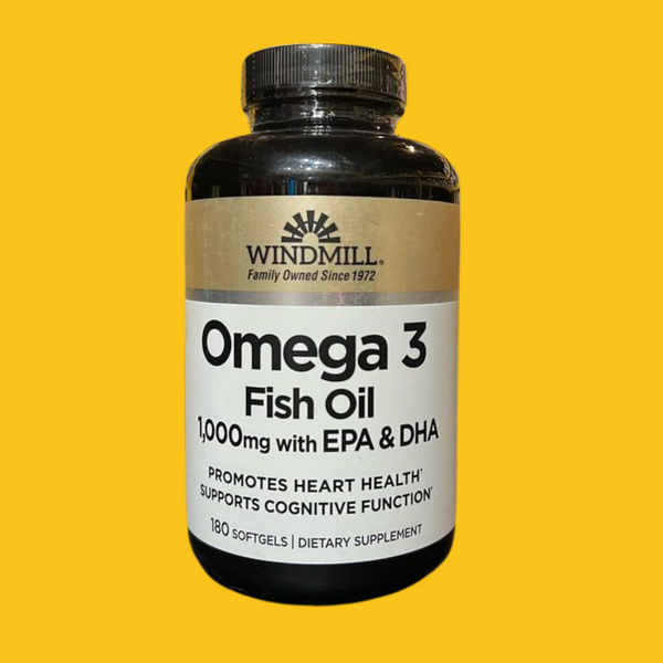 OMEGA 3 EPA + DHA 180 CAPS WINDMILL HEALTH – SDM Suplementos