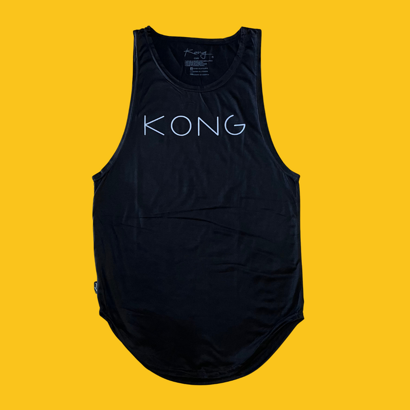 PLAYERA TANK LARGA NEGRA KONG CLOTHING