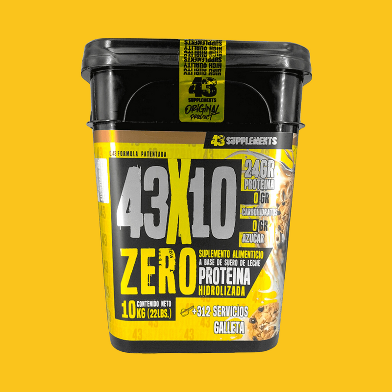 PROTEINA HIDROLIZADA ZERO 43X10 10 KG 43 SUPPLEMENTS
