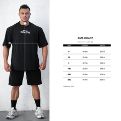 PLAYERA OVERSIZED BE A DRAGON NEGRO DRAGON PHARMA