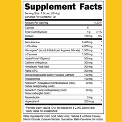 MOTHER BUCKER PRE WORKOUT 20 SERV BUCKED UP