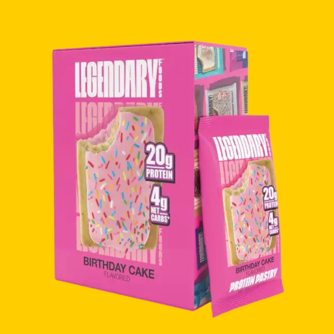 BARRA DE PROTEINA INDIVIDUAL BIRTHDAY CAKE 61 GMS LEGENDARY