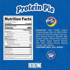 PROTEIN PIE VAINILLA FLAVORED REDFINE FOODS INDIVIDUAL