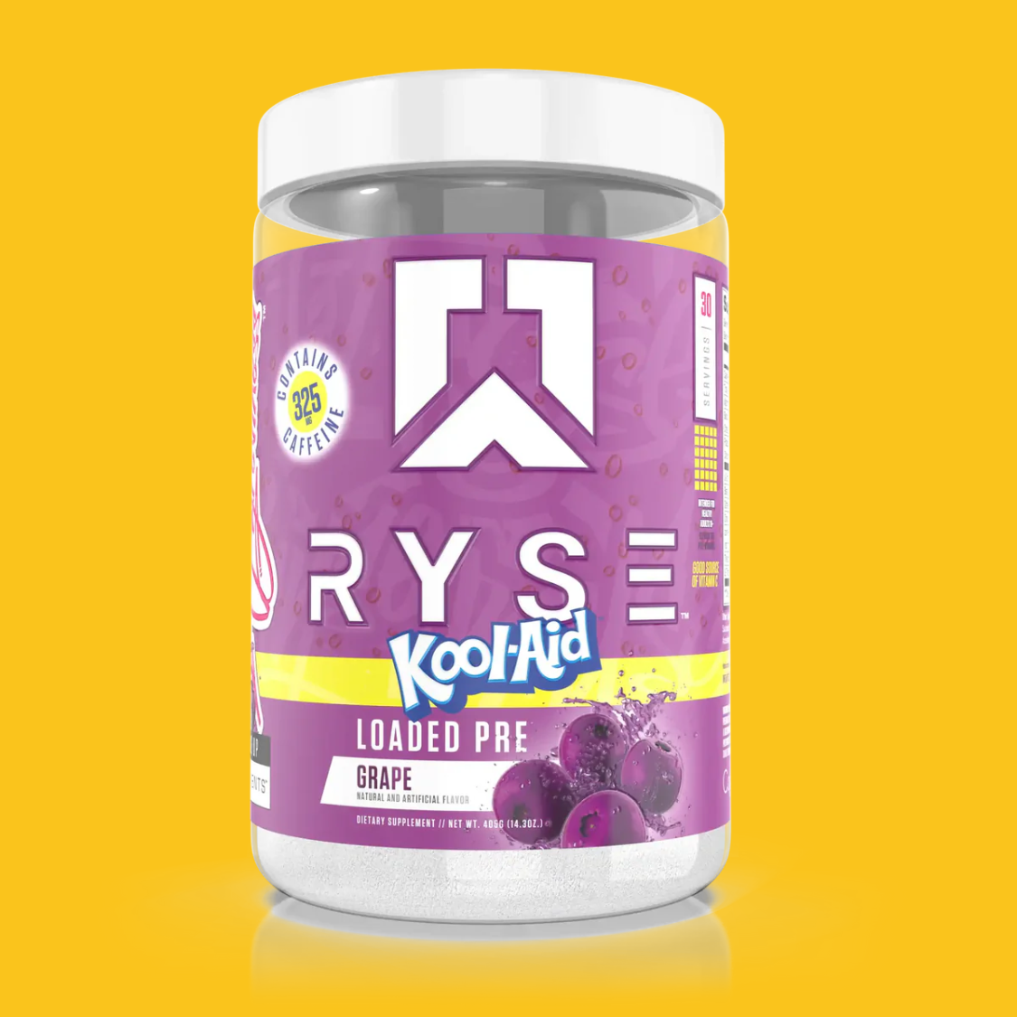 LOADED PRE WORKOUT KOOL AID GRAPE 30 SERV RYSE