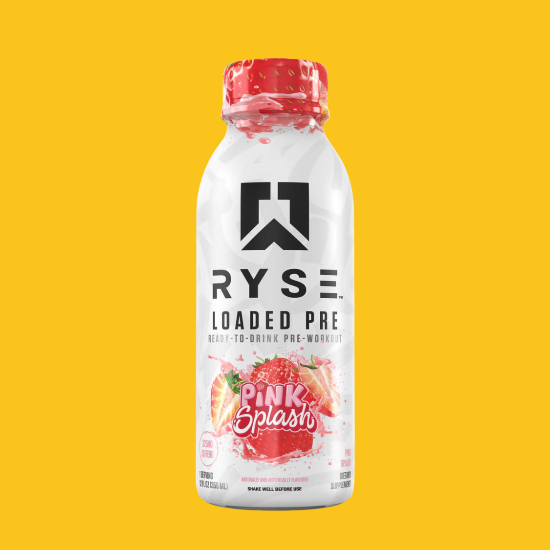 RYSE LOADED PRE ENERGY DRINK ZERO SUGAR 12 OZ INDIVIDUAL