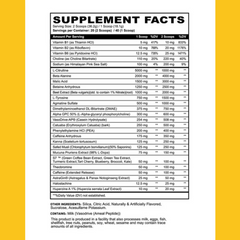 SINISTER XTREME PRE WORKOUT 40 SERV PANDA SUPPLEMENTS