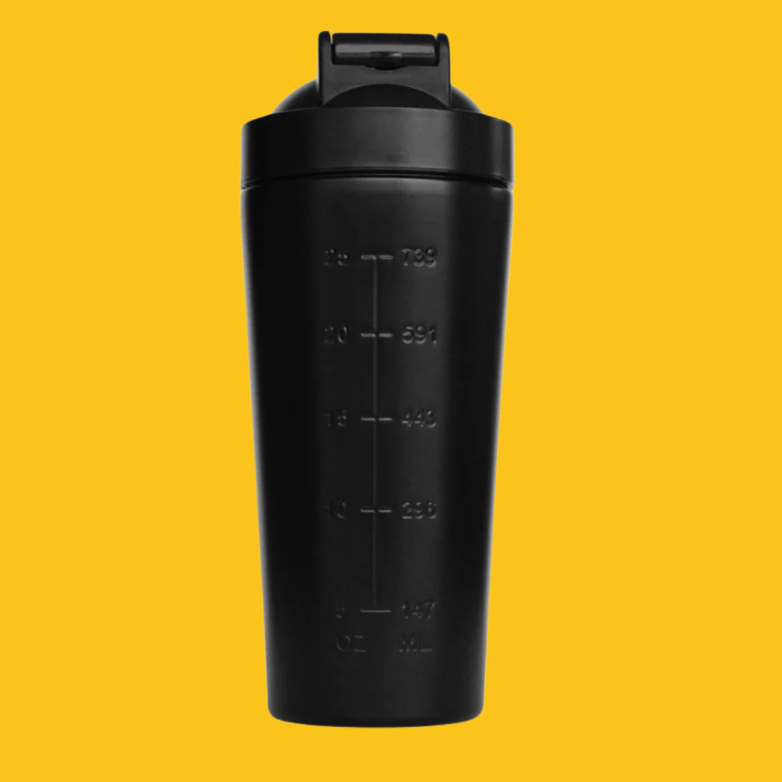 SHAKER METALICO NEGRO 739 ML GORILLA PUMP