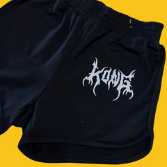 SHORT DEPORTIVO CORTO PARA MUJER NEGRO KONG CLOTHING