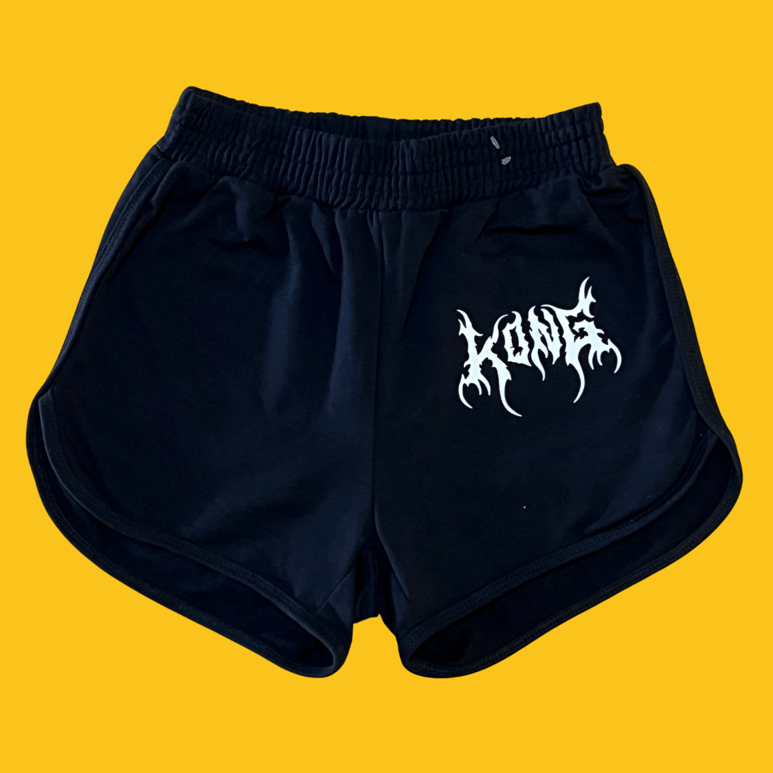 SHORT DEPORTIVO CORTO PARA MUJER NEGRO KONG CLOTHING