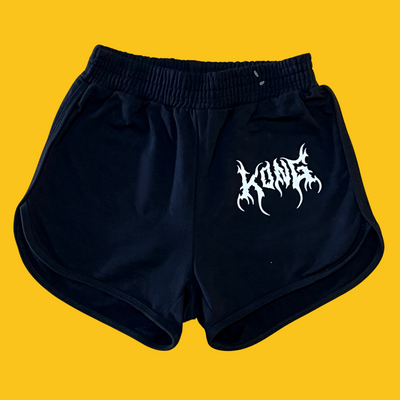 SHORT DEPORTIVO CORTO PARA MUJER NEGRO KONG CLOTHING