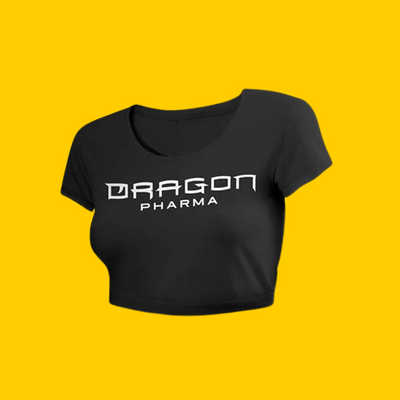 TOP CORTO OPACO NEGRO DRAGON PHARMA