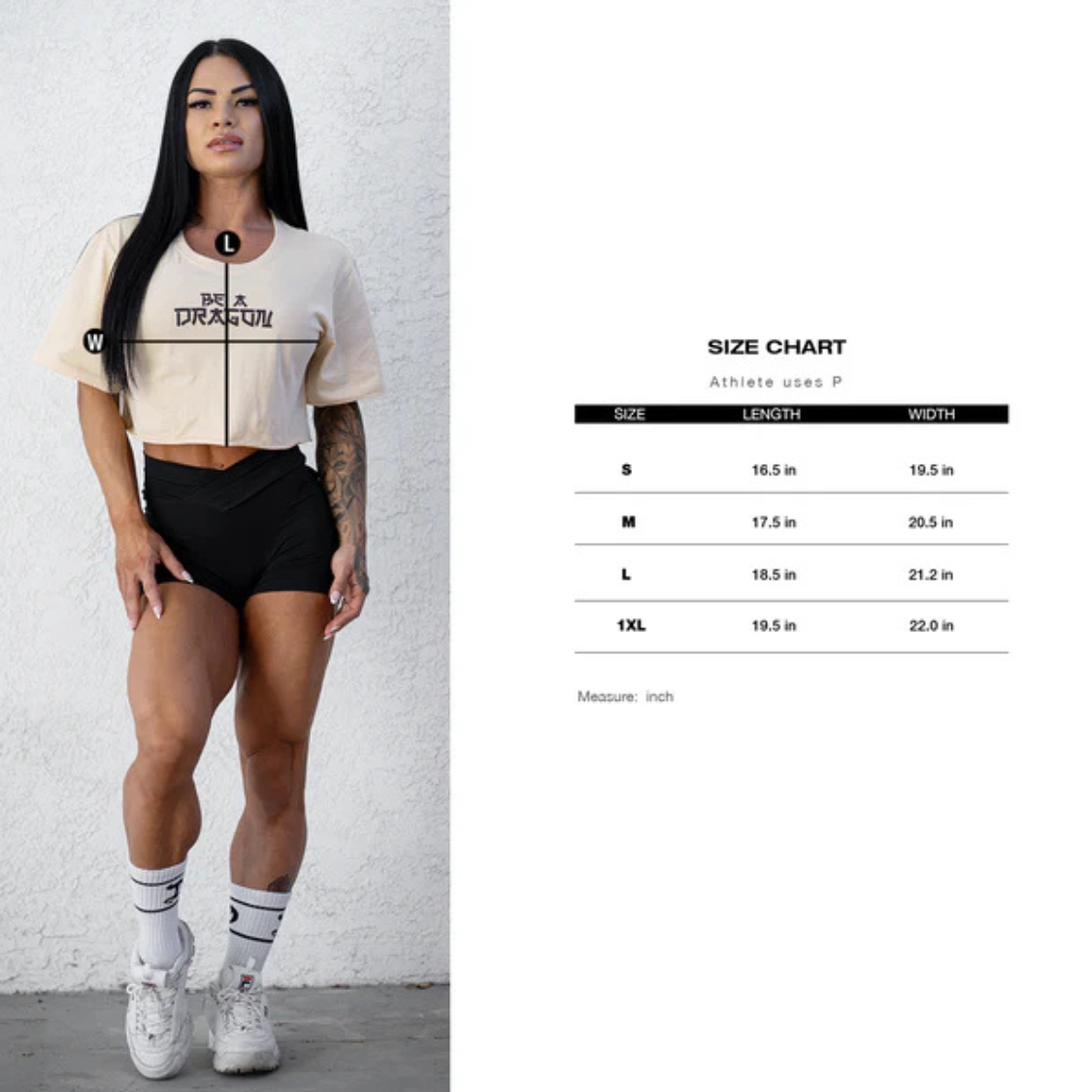 TOP CORTO OVERSIZED BE A DRAGON CREMA DRAGON PHARMA