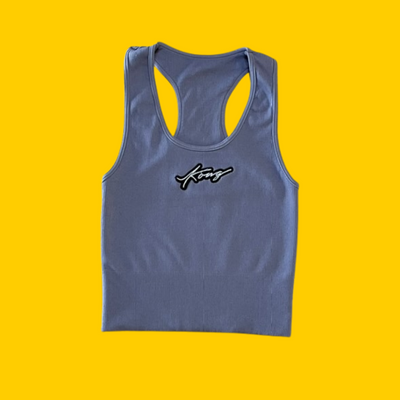 TOP KONG WOMAN LICRA GRIS UNITALLA KONG CLOTHING