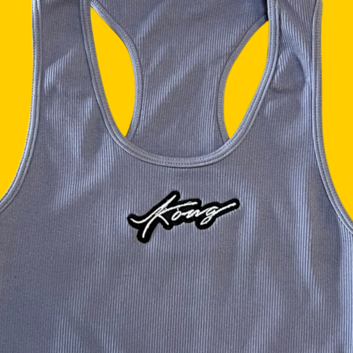 TOP KONG WOMAN LICRA GRIS UNITALLA KONG CLOTHING