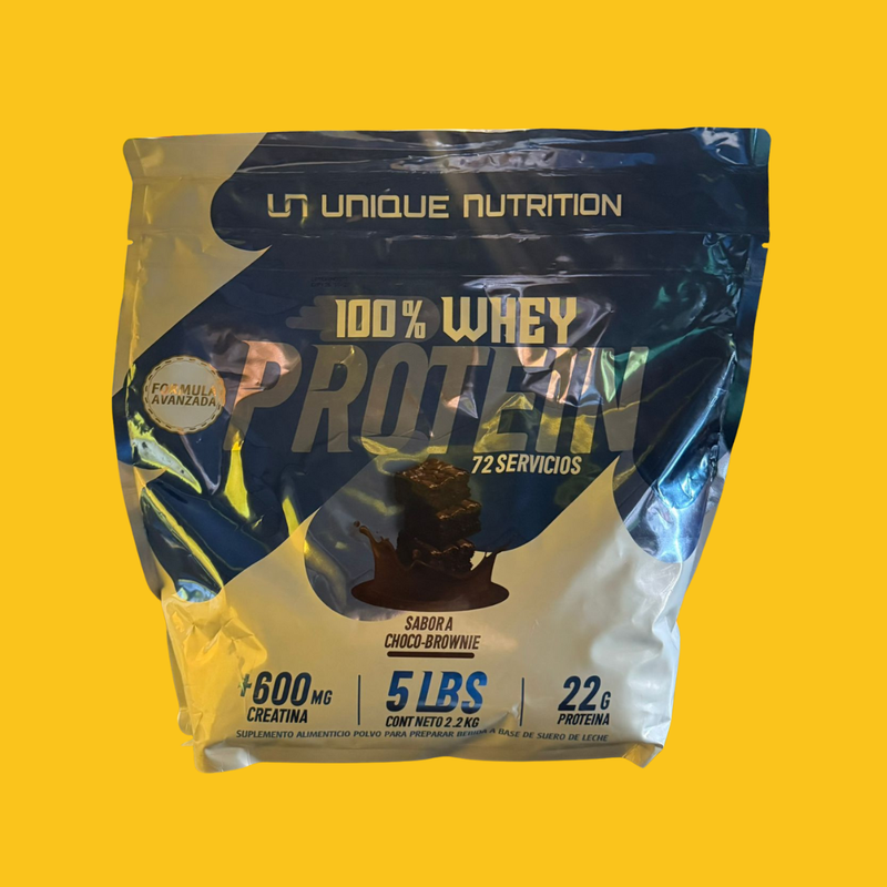 100% WHEY PROTEIN 5 LBS UNIQUE NUTRITION