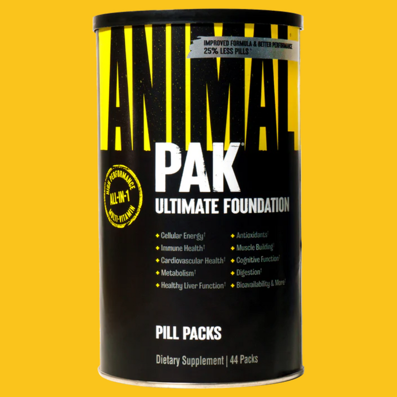 ANIMAL PAK 44 PACKS 9 PILLS UNIVERSAL NUTRITION - SDMsuplementos.com