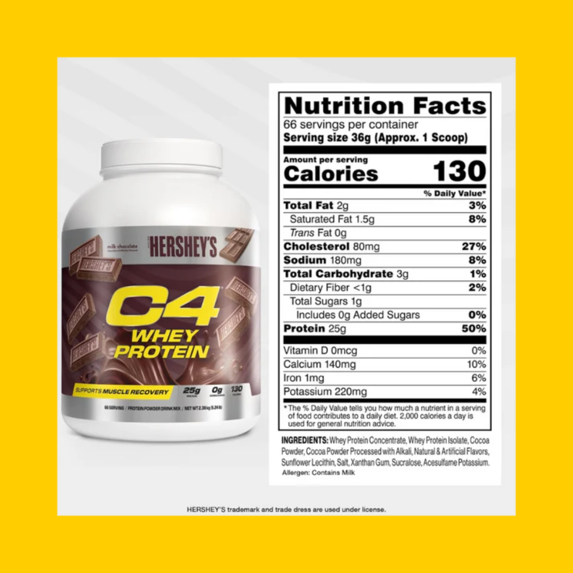 C4 WHEY PROTEIN HERSHEYS 5LBS CELLUCOR