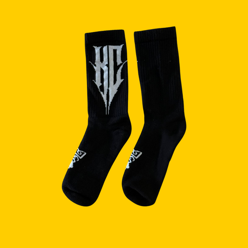 CALCETAS DEPORTIVAS NEGRAS KONG CLOTHING