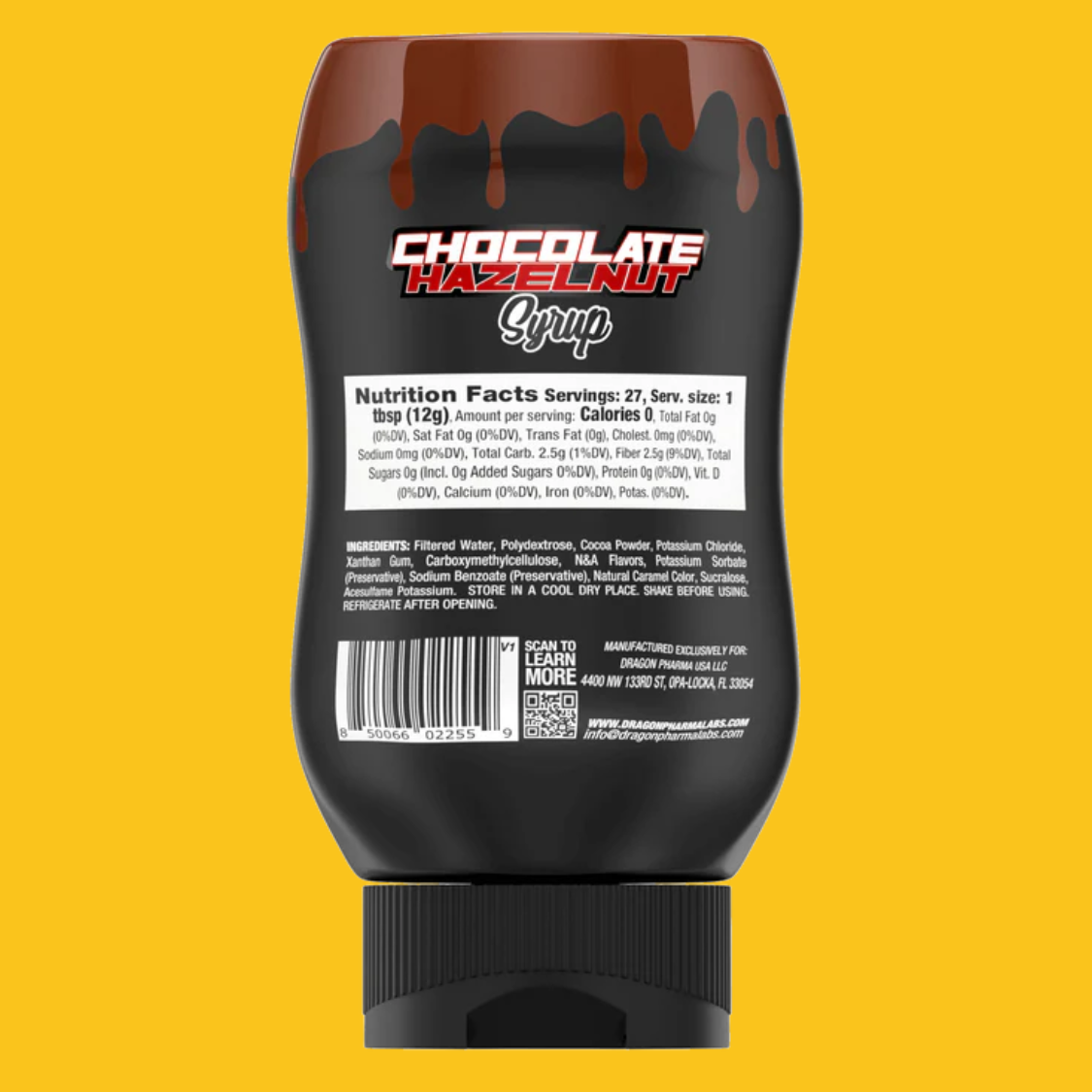 DRAGON DIPS CHOCOLATE AVELLANA 335 GRS DRAGON PHARMA - SDMsuplementos.com