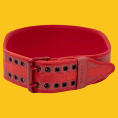 CINTURON PARA PESAS NY POWER  ROJO MONKEY POWER