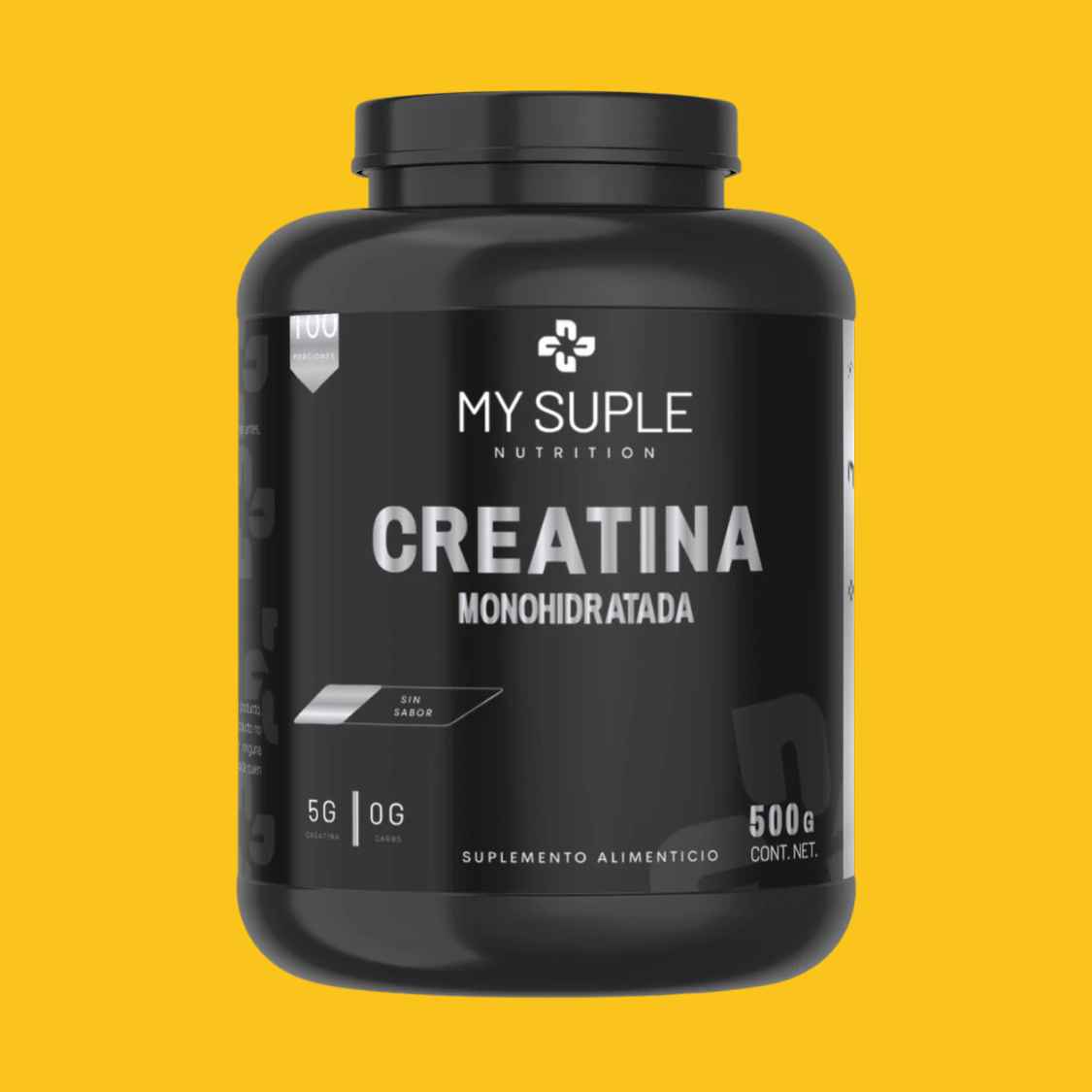 CREATINA MONOHIDRATADA 100 SERV 500 GMS MY SUPLE NUTRITION - SDMsuplementos.com