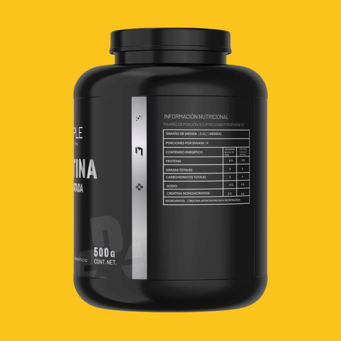 CREATINA MONOHIDRATADA 100 SERV 500 GMS MY SUPLE NUTRITION - SDMsuplementos.com