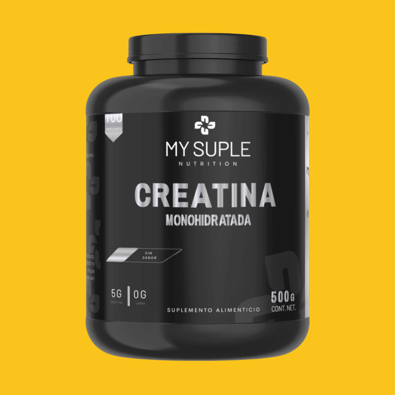 CREATINA MONOHIDRATADA 100 SERV 500 GMS MY SUPLE NUTRITION - SDMsuplementos.com
