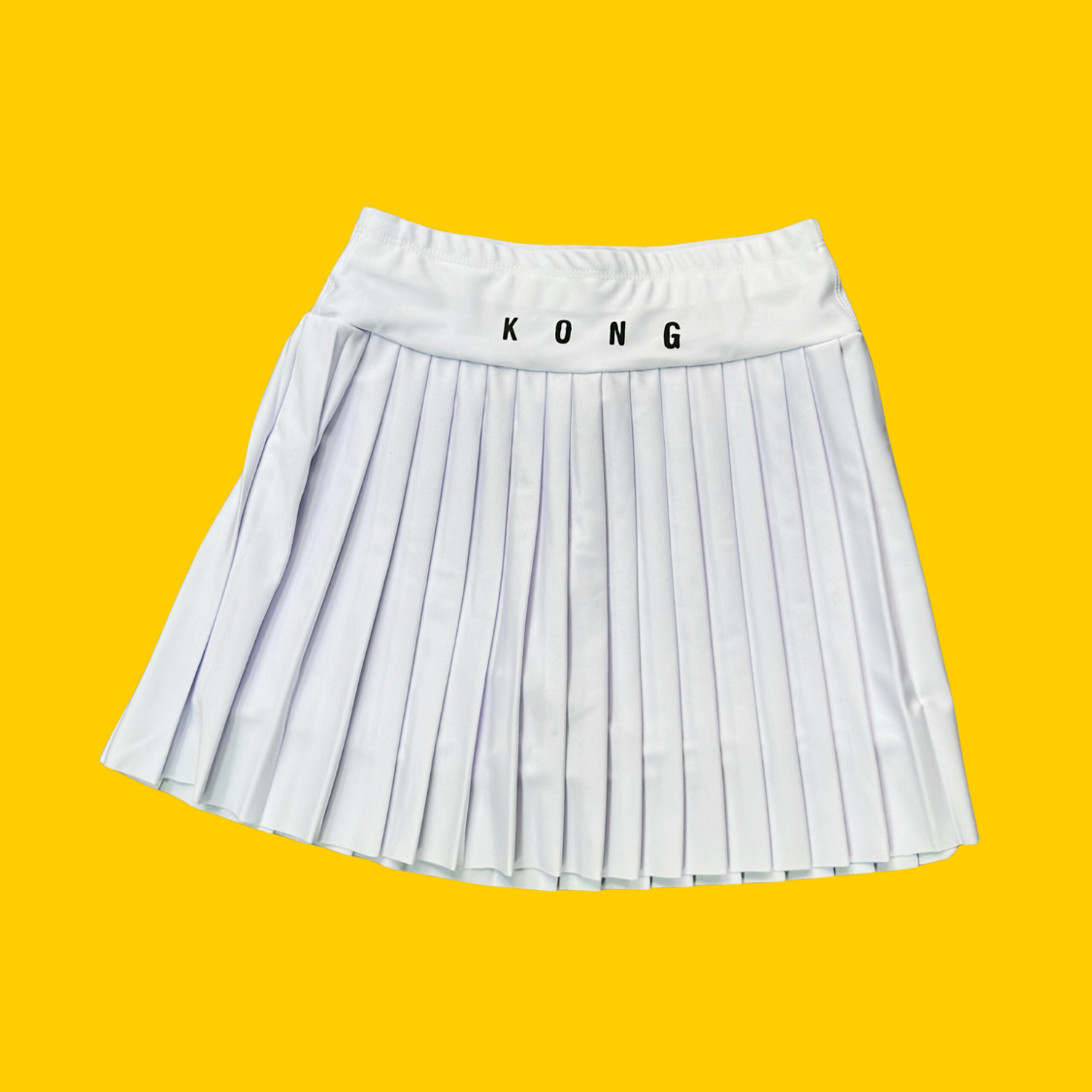 FALDA TABLEADA BLANCA UNITALLA KONG CLOTHING