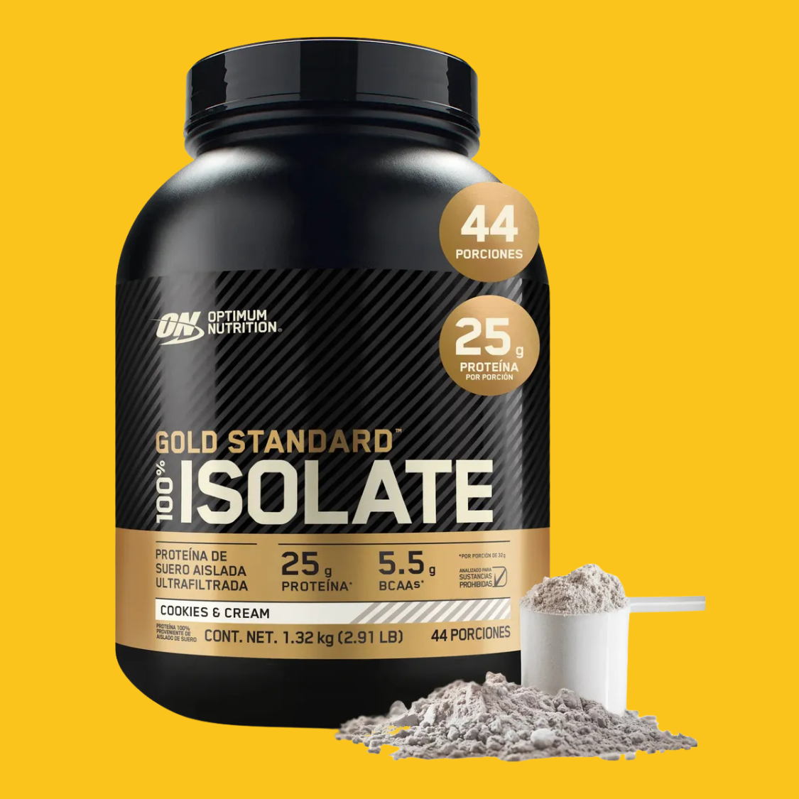 GOLD STANDARD 100% ISOLATE 3 LBS OPTIMUM NUTRITION - SDMsuplementos.com