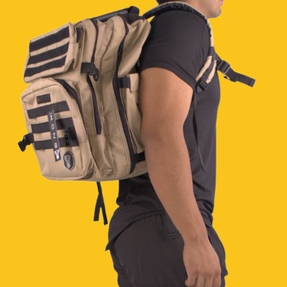 MOCHILA TACTICA CAFE KONG CLOTHING