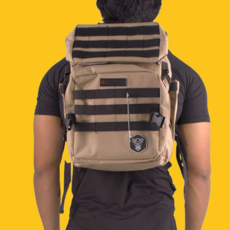 MOCHILA TACTICA CAFE KONG CLOTHING