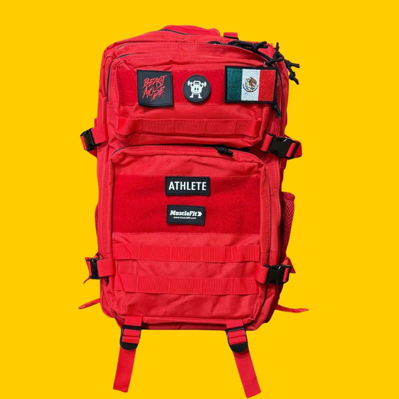 MOCHILA TACTICA FIT ROJO MUCLEFIT