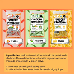 6 PACK SNACK HORNEADO DE PROTEINA 100 GMS MUCHA PROTEINA