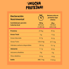 6 PACK SNACK HORNEADO DE PROTEINA 100 GMS MUCHA PROTEINA