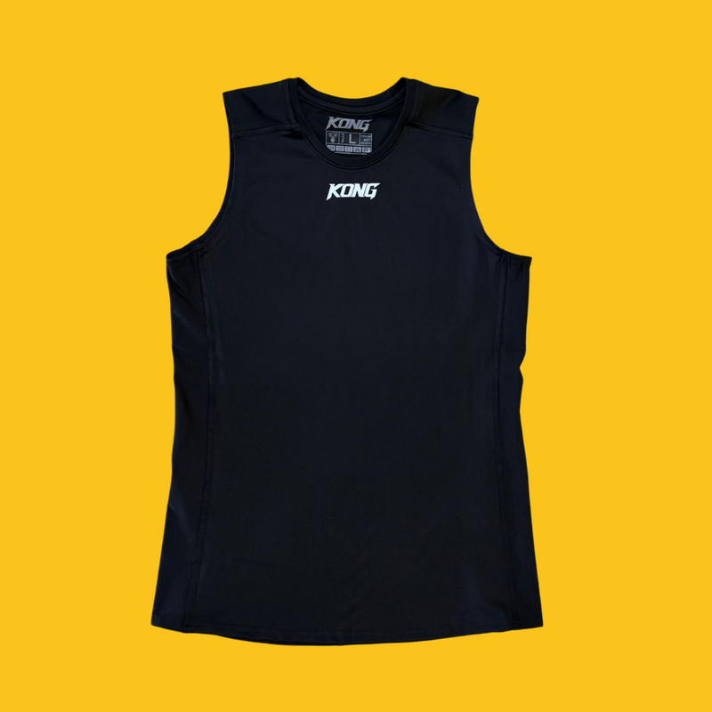 PLAYERA TANK DE COMPRESION NEGRA KONG CLOTHING