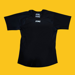 PLAYERA DE COMPRESION MANGA CORTA NEGRA KONG CLOTHING