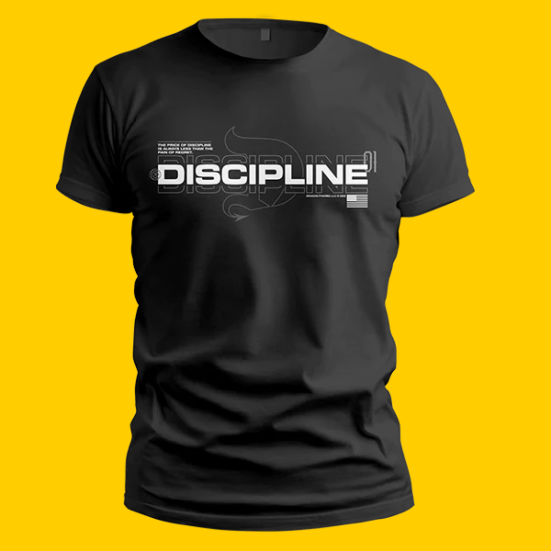 PLAYERA DEPORTIVA DISCIPLINE MANGA CORTA DRAGON PHARMA
