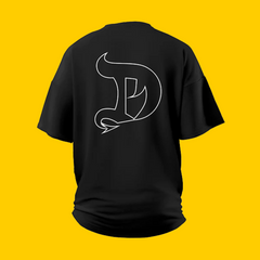 PLAYERA OVERSIZED D-ERA NEGRO DRAGON PHARMA