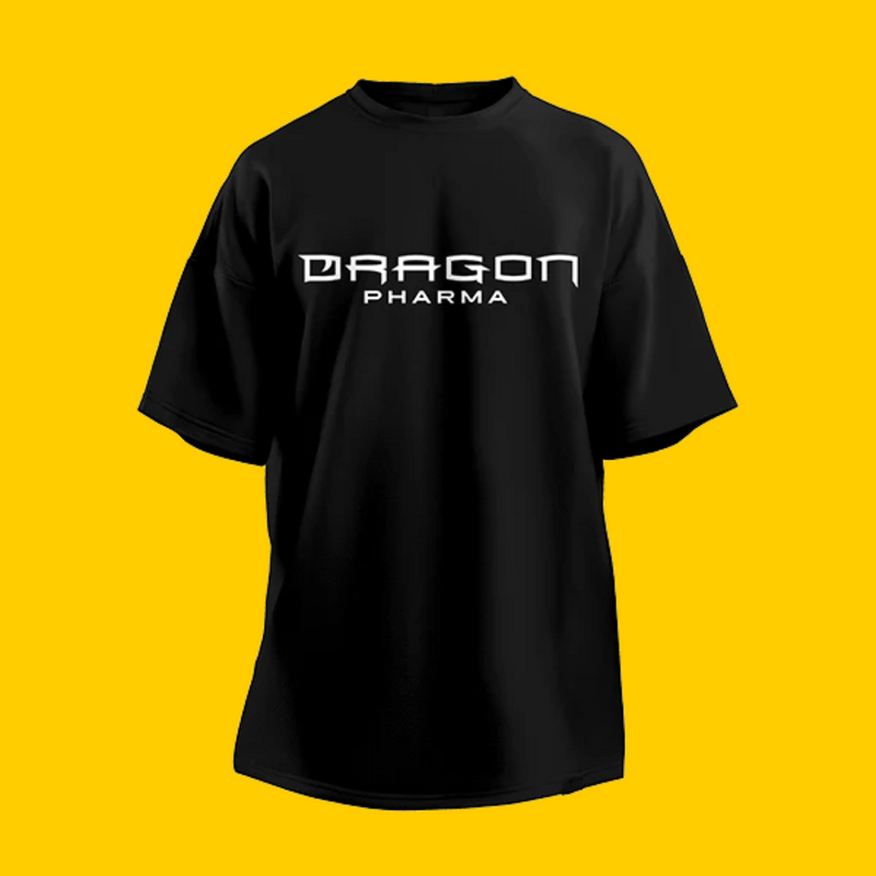 PLAYERA OVERSIZED D-ERA NEGRO DRAGON PHARMA