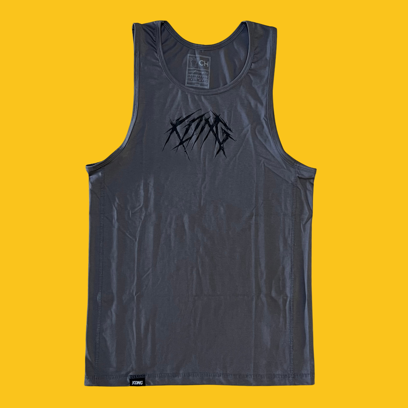 PLAYERA OLIMPICA TRAMADA GRIS KONG CLOTHING