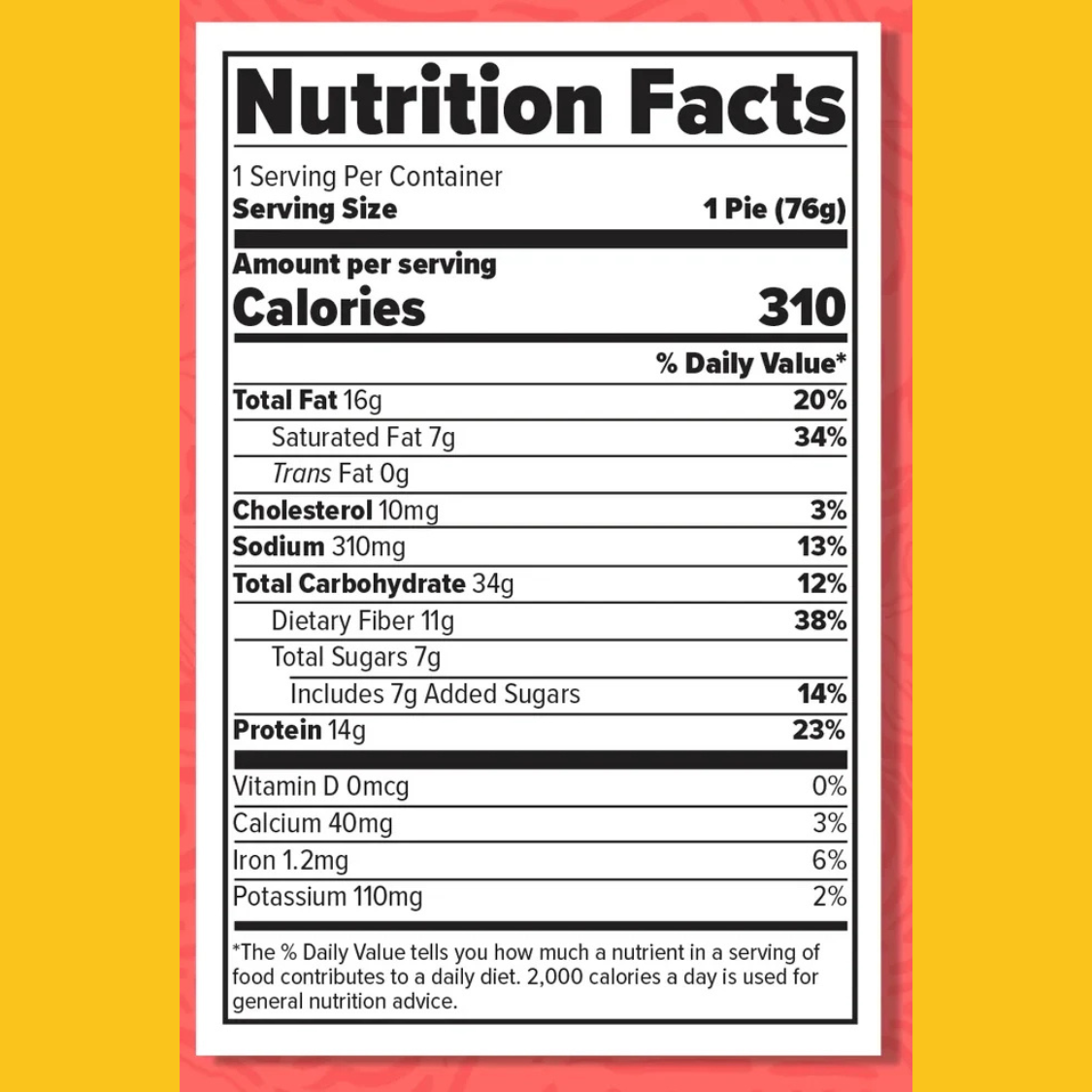 PROTEIN PIE OATMEAL ORIGINAL FLAVORED REDFINE FOODS INDIVIDUAL - SDMsuplementos.com