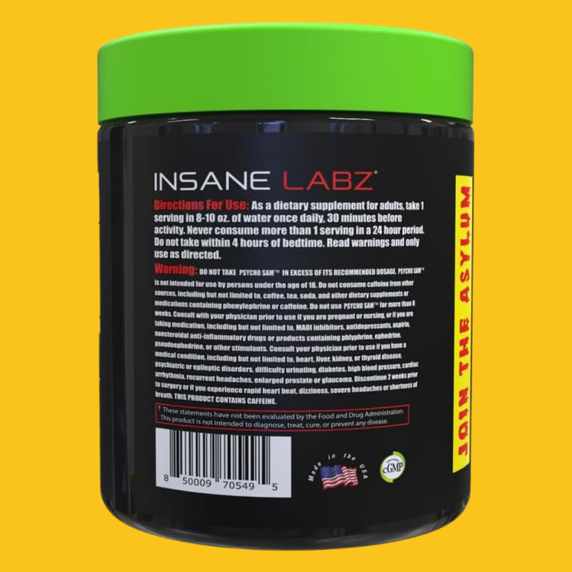 PSYCHOTIC PSYCHO SAM 30 SERV  INSANE LABZ